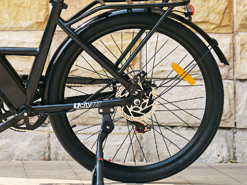 Pålidelig baghjulbremse