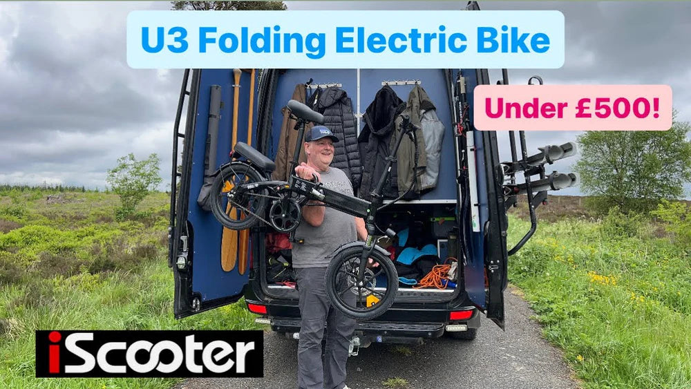 Iscooter U3 foldning e-cykel til VanLife!