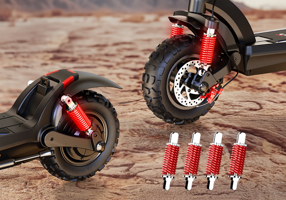 Sistema di assorbimento degli ammortizzatori quadrupli