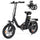 U4 lage stap door opvouwbare elektrische fiets