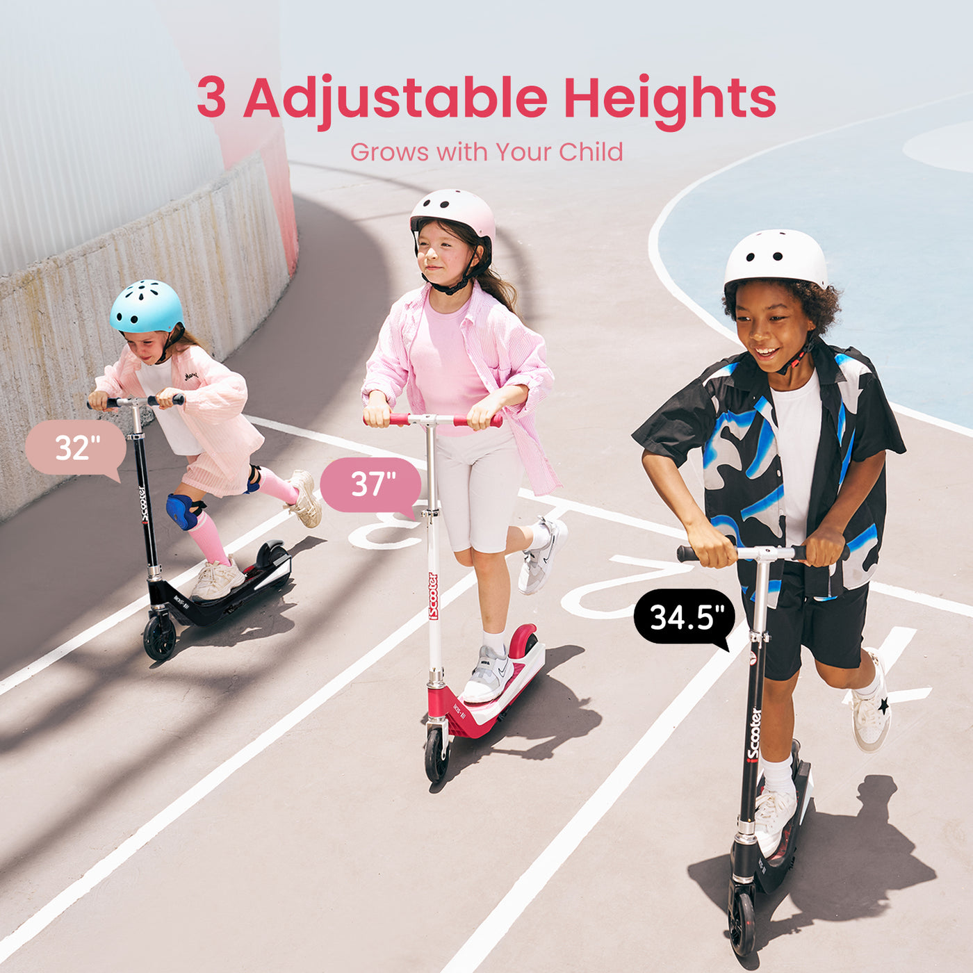 ISCOOTER IK1S Kids Electric Scooter con colorate ruote lampeggianti