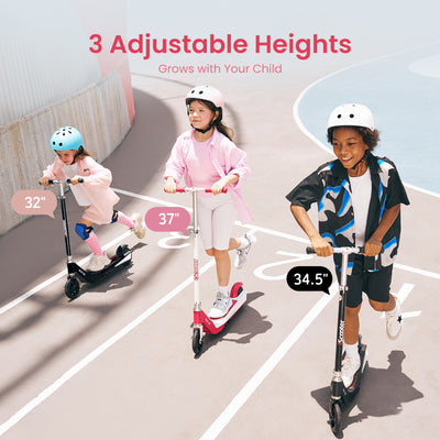 ISCOOTER IK1S Kids Electric Scooter con colorate ruote lampeggianti
