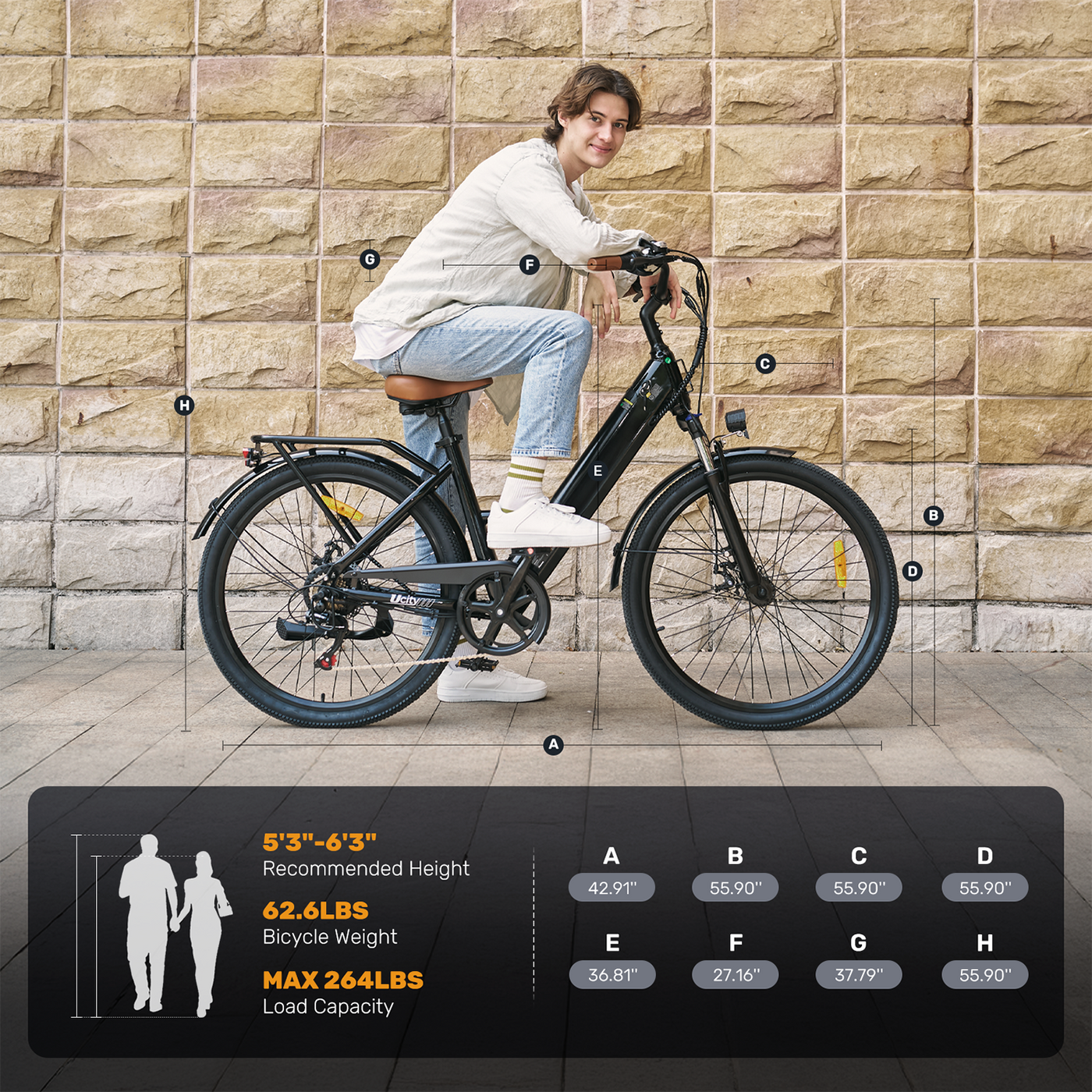Ucity Urban Commuter Electric Bike