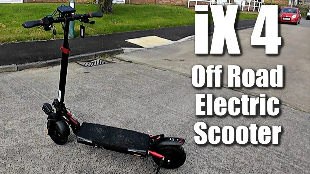 Flash Iscooter IX4 Off Road Electric Scooter med fremragende ydelse og LED -skærmdesign