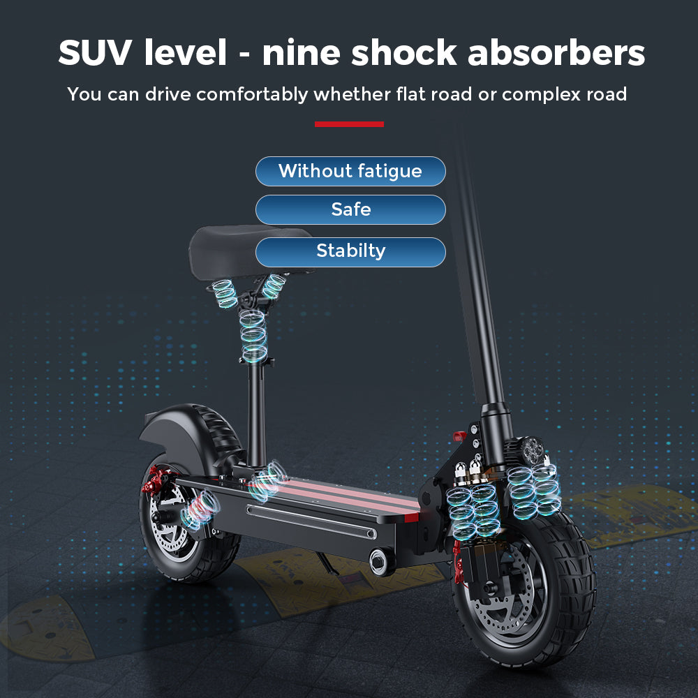 iScooter iX5 electric scooter - 1000W - 45 km/h – Scootnext