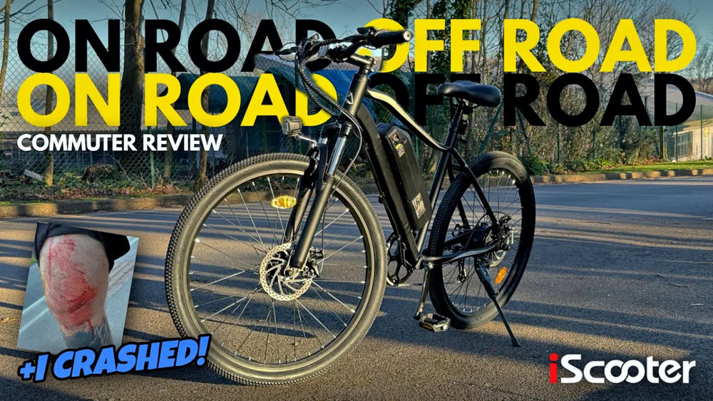 iScooter EB3 | Crashed - and it STILL got me home! | Beards 'n Bikes