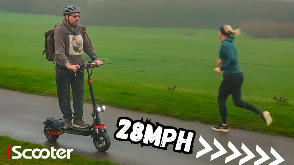 Recensione dello scooter elettrico fuoristrada iScooter IX5S 1000W da 45 km / h