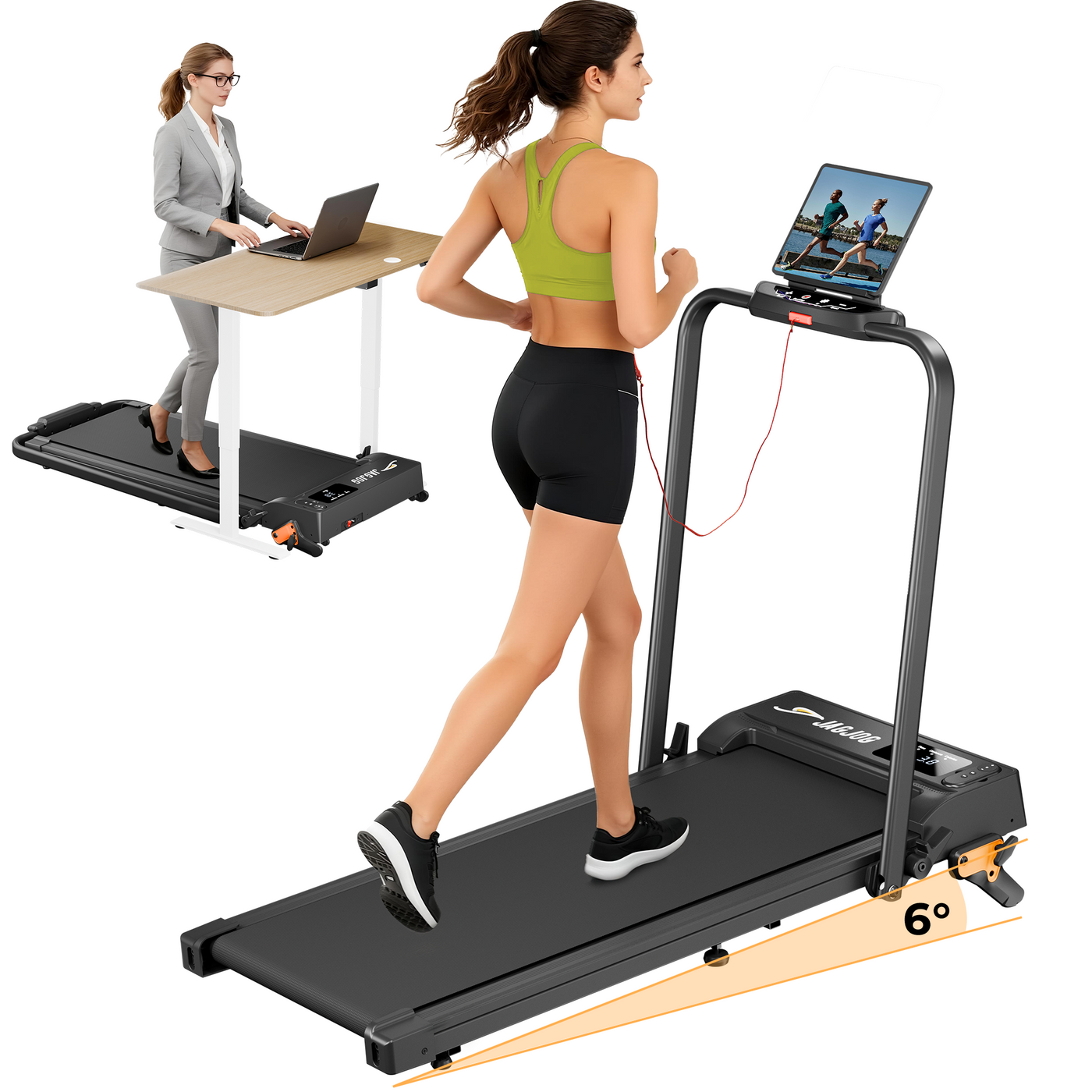 JT52 2-in-1-Laufband mit Neigung
