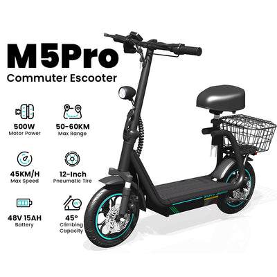 M5 Pro Foldable Commuter Electric Scooter