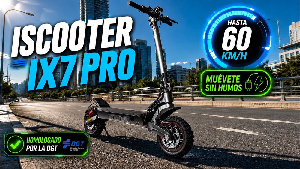 EL MEJOR PATINETE HOMOLOGADO DGT? Iscooter IX7 Pro
