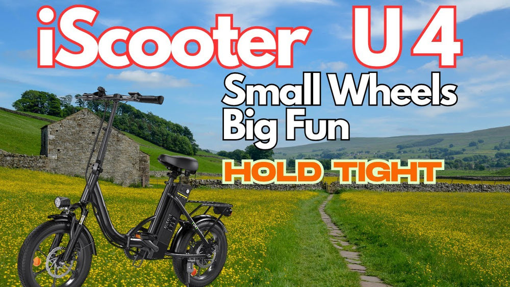 iScooter U4 | Små hjul | Stor moro | og hold godt fast.