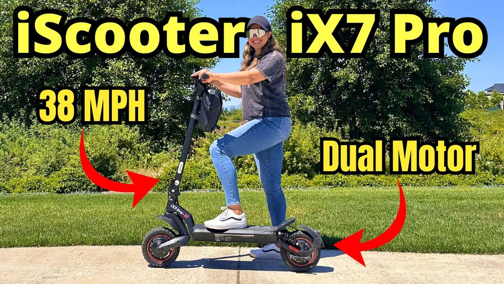 This 38 MPH Electric Scooter Is an Absolute BEAST! | iScooter iX7 Pro Review