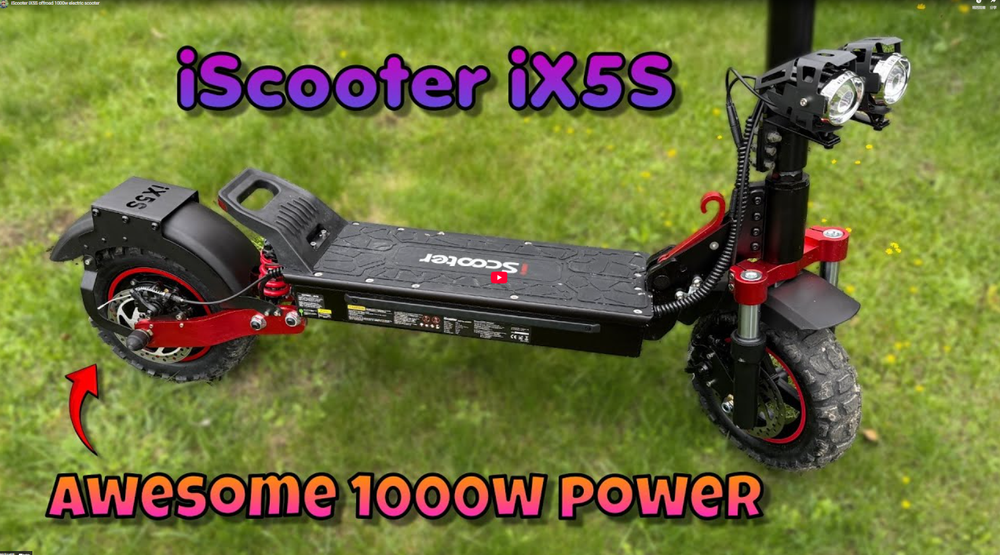 iScooter iX5S scooter elettrico fuoristrada 1000w