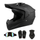 Kit casco integrale nero opaco
