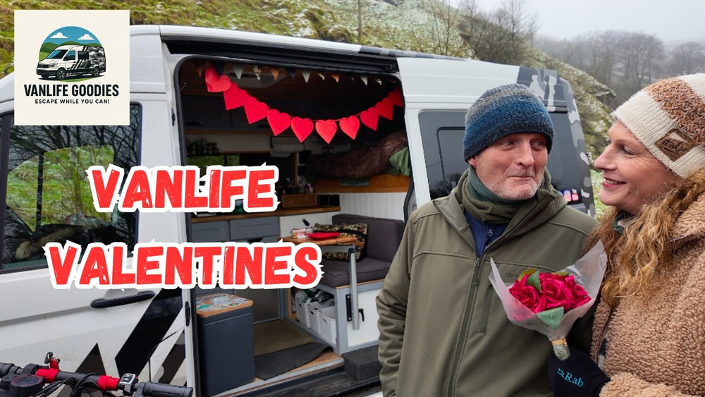 Van Life Couple Valentine’s Day Challenge 🚐❤️ | Cooking in a Van & E-Scooter Fun