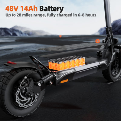iScooter W9 1000W offroad elektrisk scooter