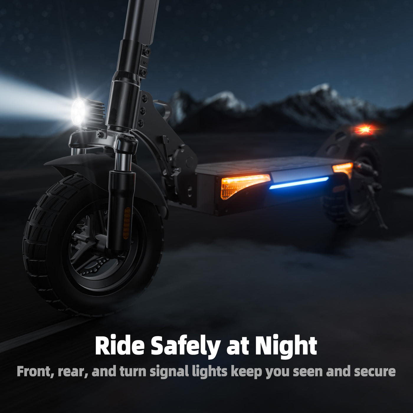 iScooter W9 1000W offroad elektrisk scooter
