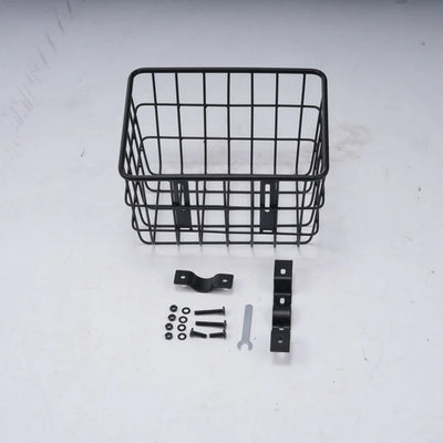 Cesta almacenada en la parte delantera de scooters eléctricos/bicicletas eléctricas de cercanías