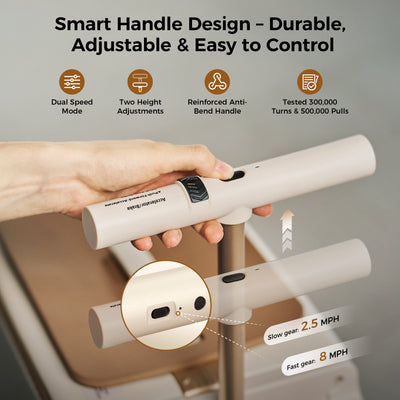 iScooter 20''250W Electric Riding Luggage 95.7Wh Flight-Compliant Battery