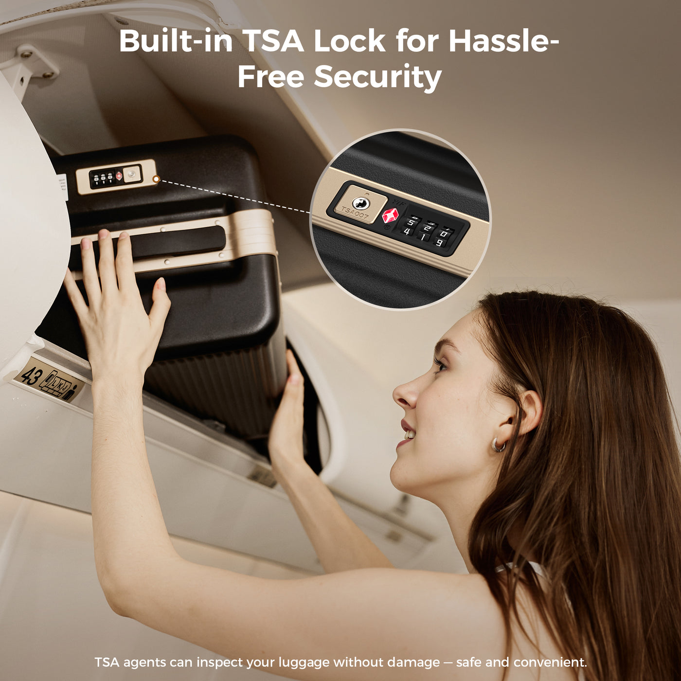 iScooter 20''250W Electric Riding Luggage 95.7Wh Flight-Compliant Battery