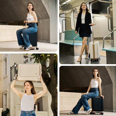 iScooter 20''250W Electric Riding Luggage 95.7Wh Flight-Compliant Battery