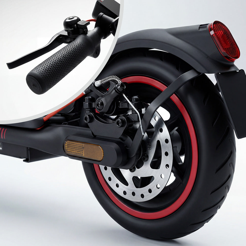 Frenos de disco + corte de motor