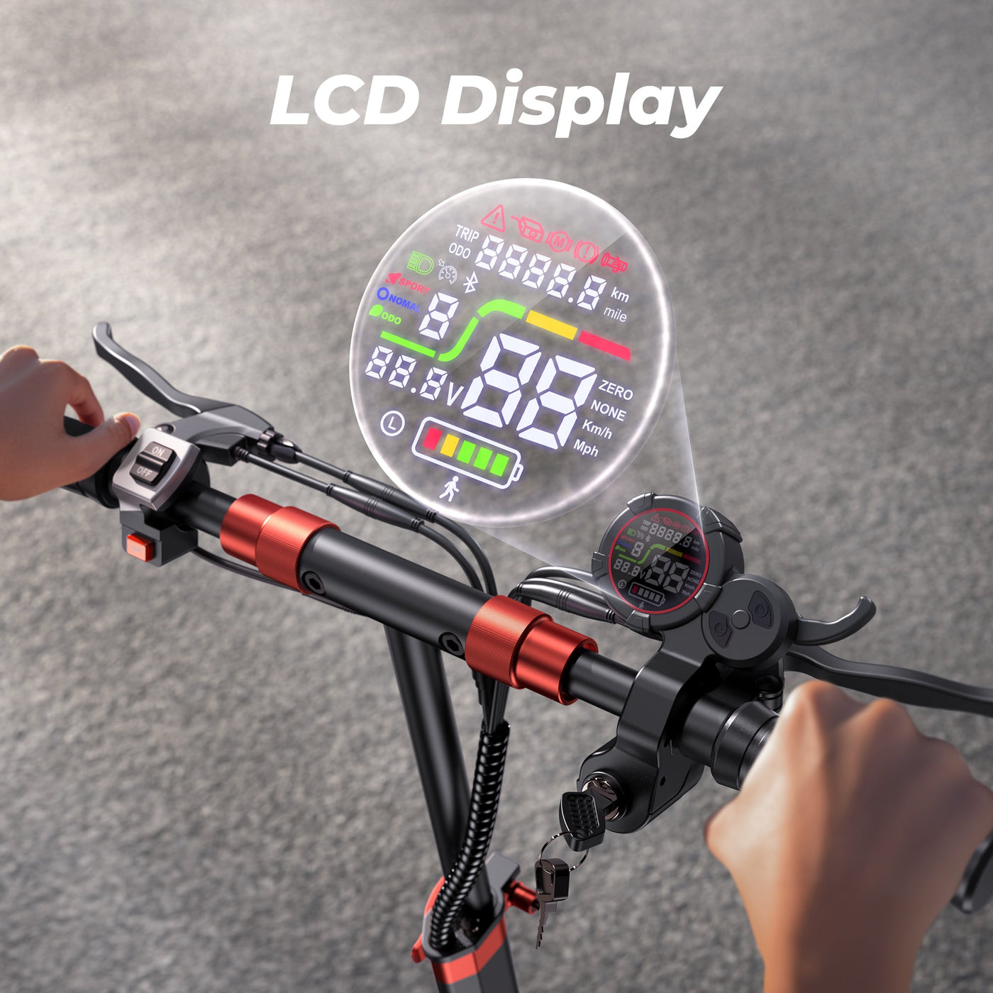 Scooter elettrico fuoristrada iScooter iX5S 1000W