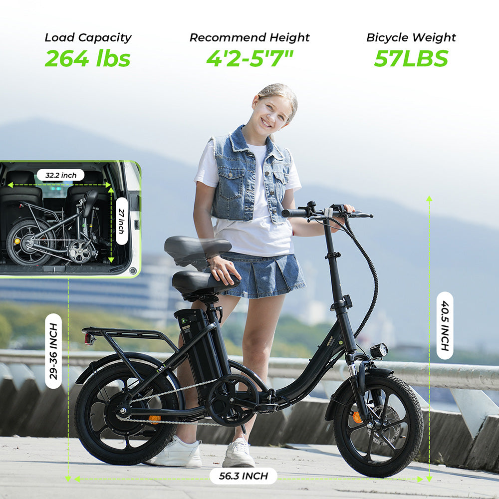 U4 Step basso attraverso la bici elettrica pieghevole iscooterglobal