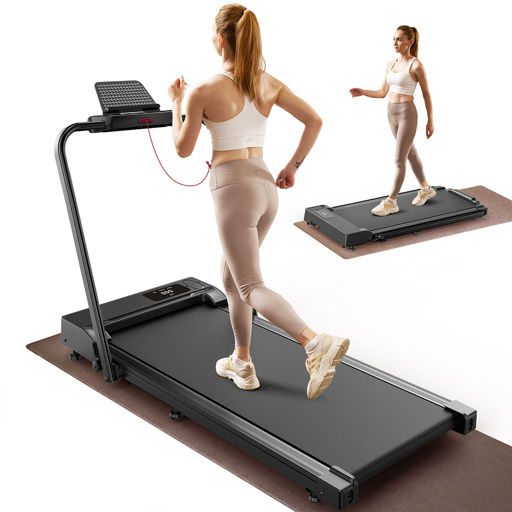 vidaXL Mini Tapis Roulant Pieghevole 93x36cm Nero da Fitness Cardio Palestra vidaXL Mini Tapis Roulant Pieghevole 93x36cm Nero da Fitness Cardio Palestra