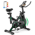 Vélo d'exercice QK118 avec application et Bluetooth, vélos stationnaires à résistance magnétique réglable