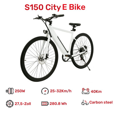 U2 forens stap-thru elektrische fiets