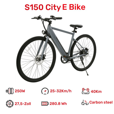 U2 forens stap-thru elektrische fiets