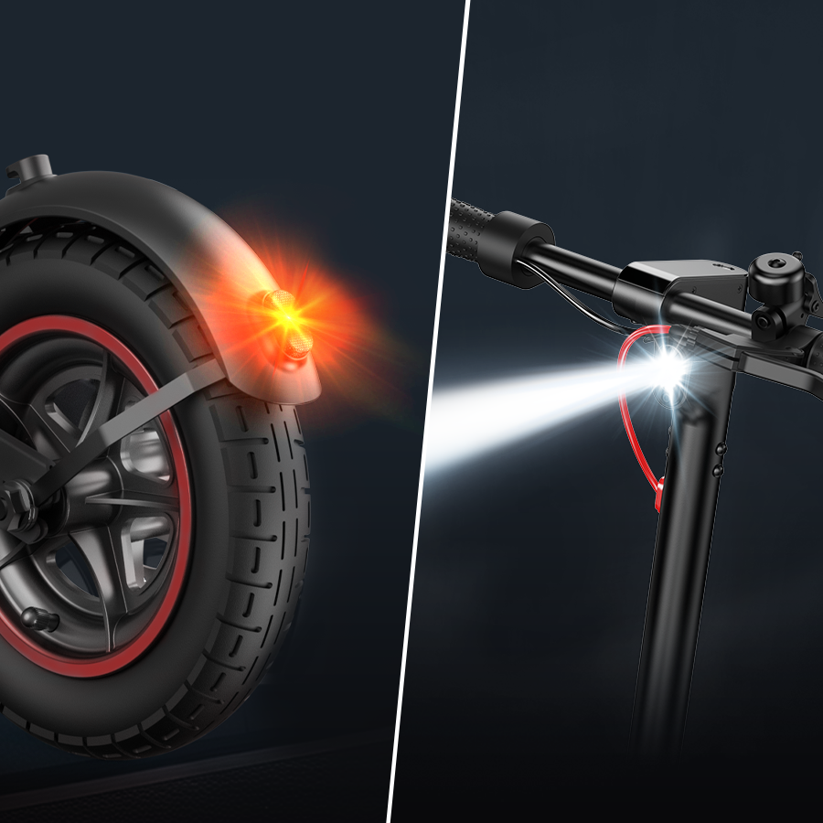 Front & Rear Lights-electric scooter