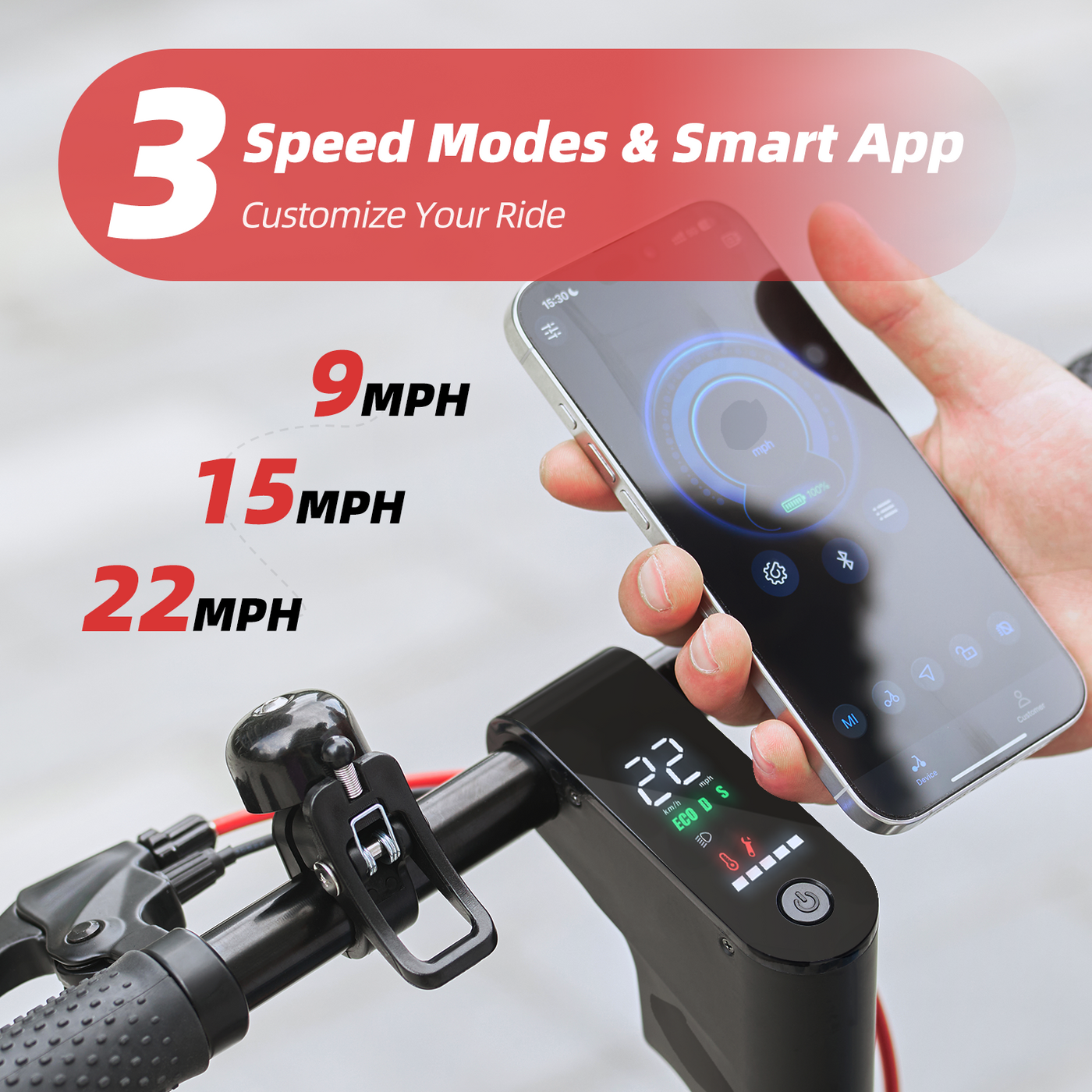 iScooter W6 500W elektrische scooter voor woon-werkverkeer