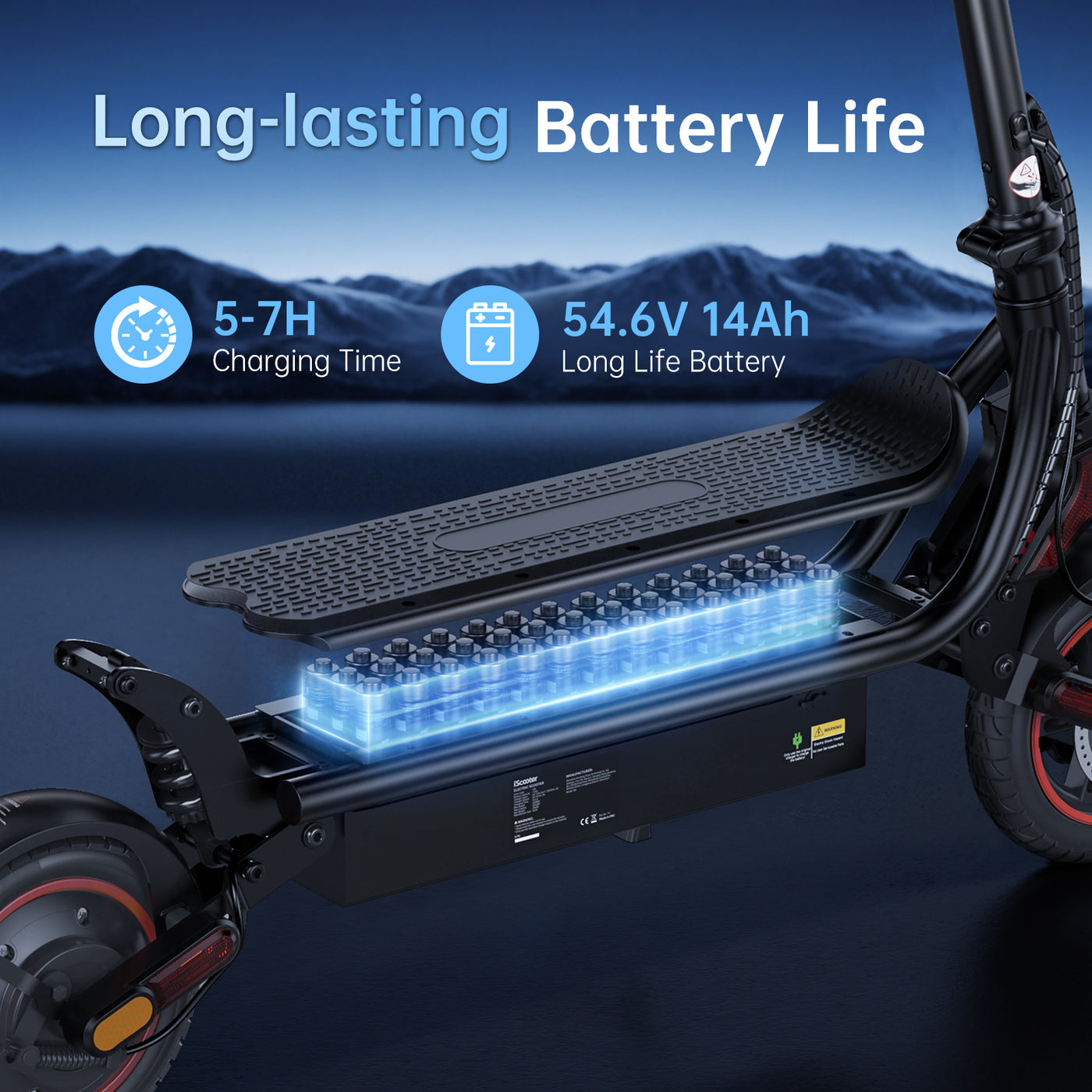 iScooter W8 750W off-road elektrische scooter